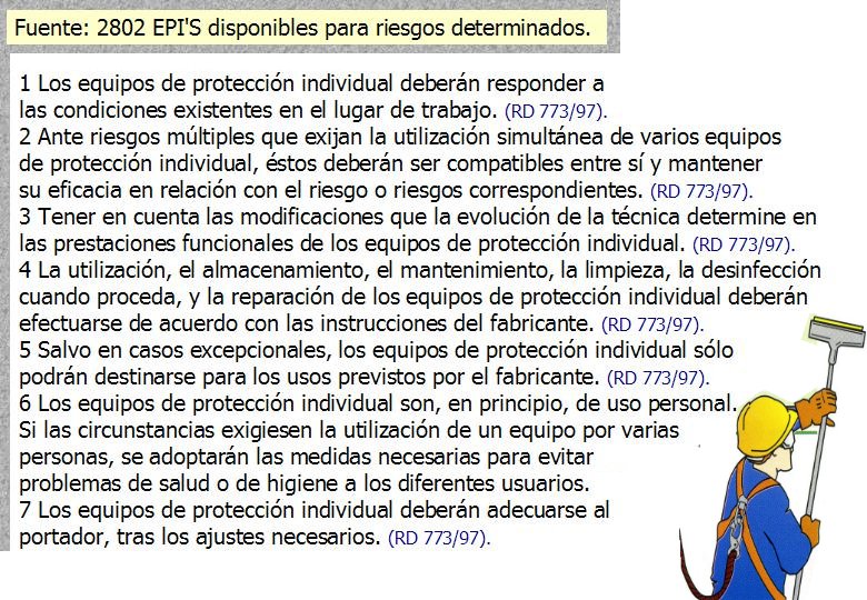 116 EPI'S ESPECIFICOS